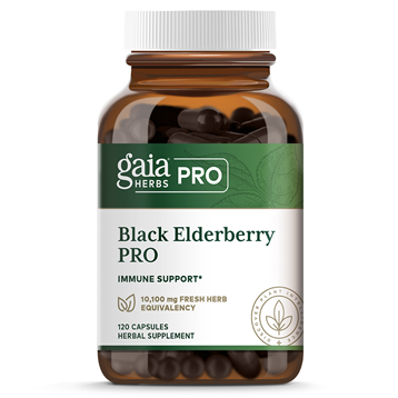 Gaia Herbs Professional Black Elderberry PRO 120 caps