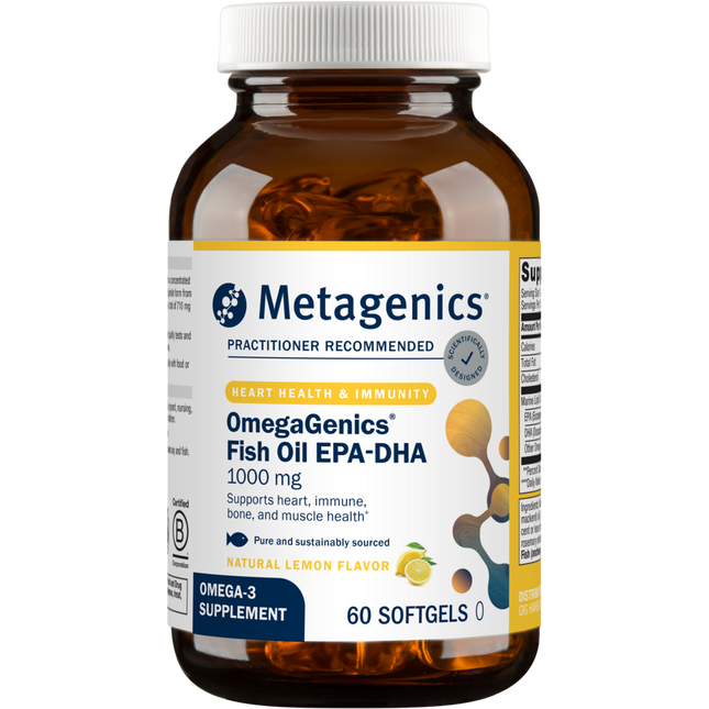 Metagenics OmegaGenics EPA-DHA 1000 Lemon 60 SG