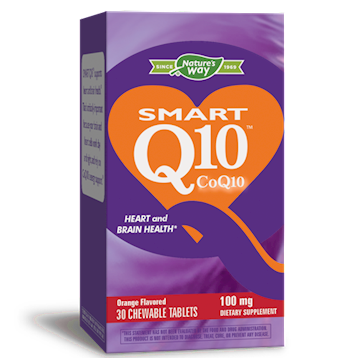 Natures Way Smart Q10 Coq10 Orange 100 Mg 30 Chew