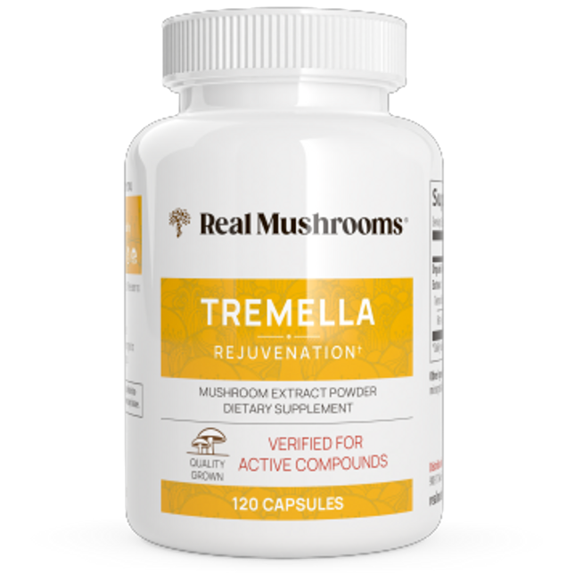 Real Mushrooms Tremella Mushroom Extract Capsules 120c