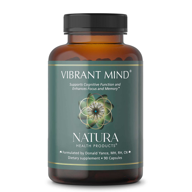 Natura Health Products Vibrant Mind 90 Caps