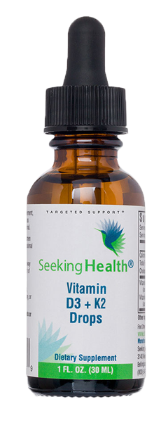 Seeking Health Vitamin D3 + K2 Drops 1 fl oz