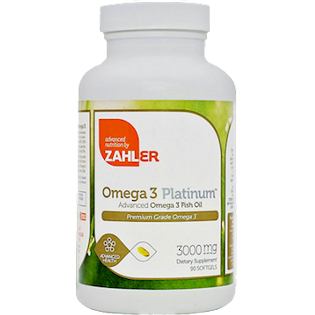 Advanced Nutrition by Zahler Omega 3 Platinum 90 softgels