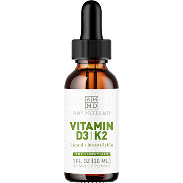 Amy Myers MD Vitamin D3/K2 Liquid 1 fl oz