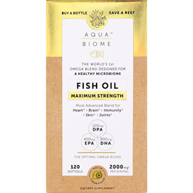 Aqua Biome Aqua Biome Fish Oil Max Str 120 softgel