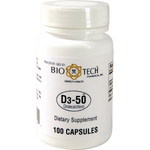 Bio-Tech D3-50 50,000 IU 100 caps
