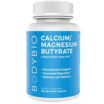 BodyBio/E-Lyte Cal-Mag Butyrate 600 mg 100 caps
