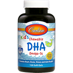 Carlson Labs Kids Chewable DHA Omega-3s 120 softgels