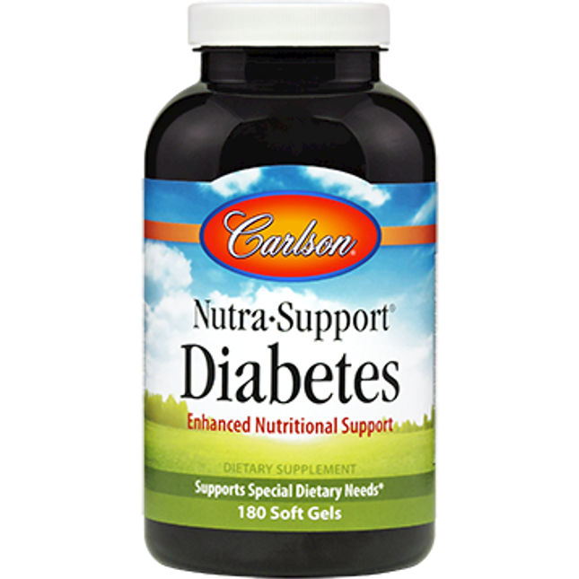 Carlson Labs NutraSupport Diabetes 180 gels
