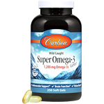 Carlson Labs Super Omega-3 Gems 1200 mg 250 softgels