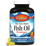 Carlson Labs Very Finest Fish Oil, Orange 120 gels