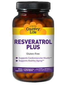 Country Life Resveratrol Plus 120 vegcaps