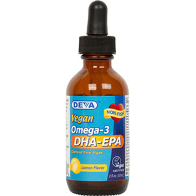 Deva Nutrition Vegan Liquid DHA-EPA lemon 2 oz