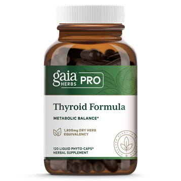 Gaia Herbs Professional Thyroid Formula 120 lvcaps