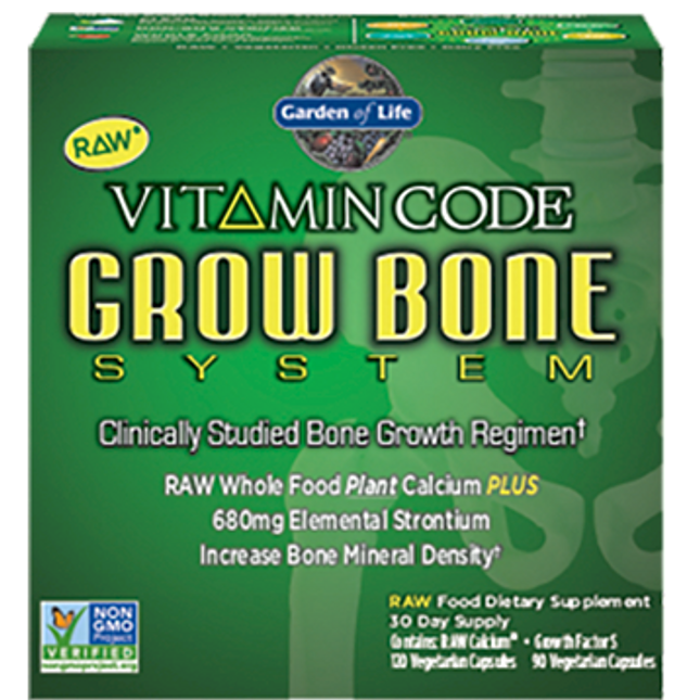Garden of Life Vitamin Code Grow Bone System 1 kit