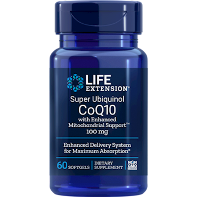 Life Extension Super Ubiquinol CoQ10 100 mg 60 softgels