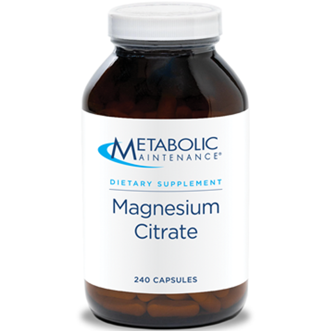 Metabolic Maintenance Magnesium Citrate 240 caps