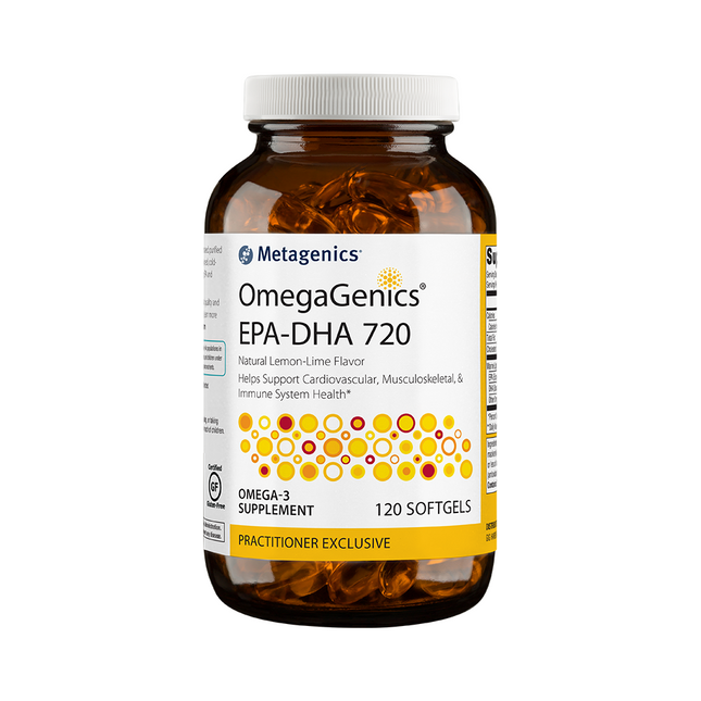 Metagenics OmegaGenics EPA-DHA 720 Lemon Lime 120 SG