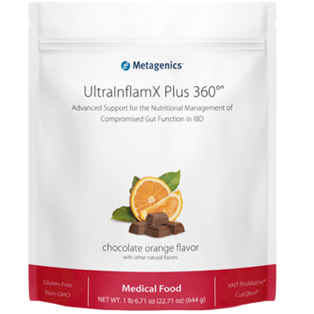 Metagenics UltraInflamX Plus 360o ChocolateOrange 14 servings
