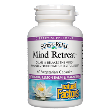 Natural Factors Stress Relax Mind Retreat 60 vegcaps