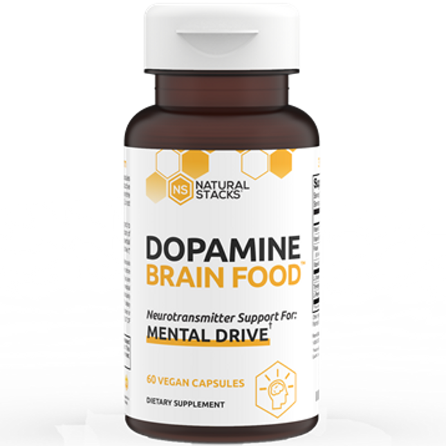 Natural Stacks Dopamine Brain Food 60 vegcaps