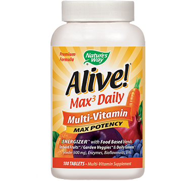 Nature's Way Alive! Multi-Vitamin(with iron) 180tabs