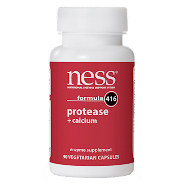 Ness Enzymes Protease w/Calcium #416 90 caps