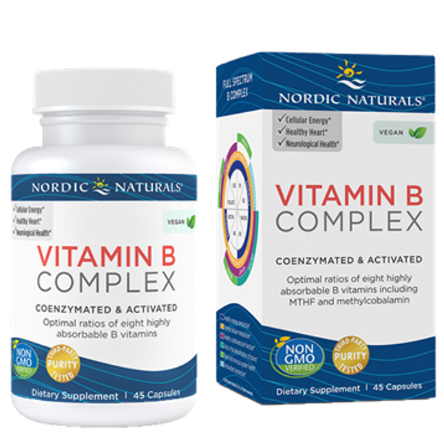 Nordic Naturals Vitamin B Complex 45 vegcaps