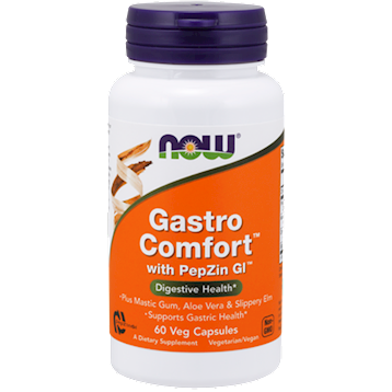 Now Gastro Comfort w/ PepZin GI 60 vegcaps