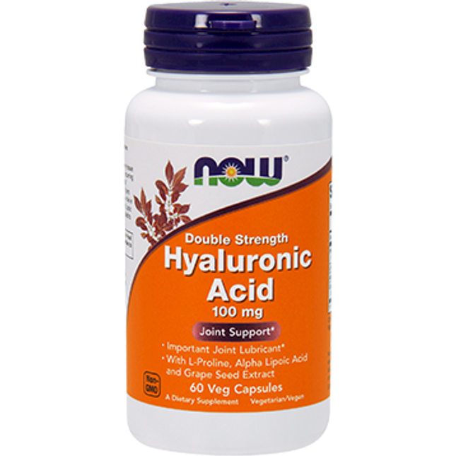 Now Hyaluronic Acid 100 mg 60 vcaps
