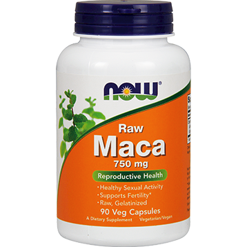 Now Raw Maca 750 mg 90 vcaps