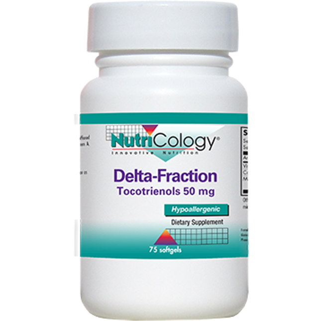 Nutricology Delta-Fraction Tocotrienols 75 gels