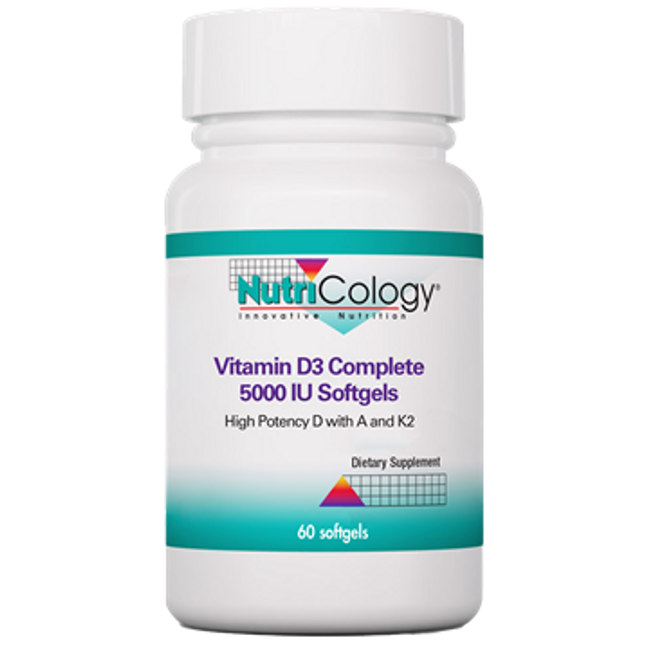 Nutricology Vitamin D3 Complete 5000 IU 60 softgels