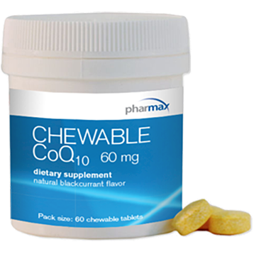 Pharmax Chewable CoQ10 60 mg 60 chew