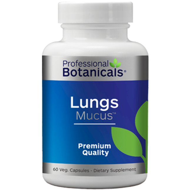 Professional Botanicals Lungs Mucus 60 caps