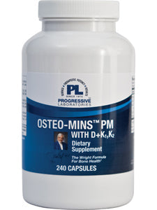 Progressive Labs Osteo-Mins PM with D+K1, K2 240 caps