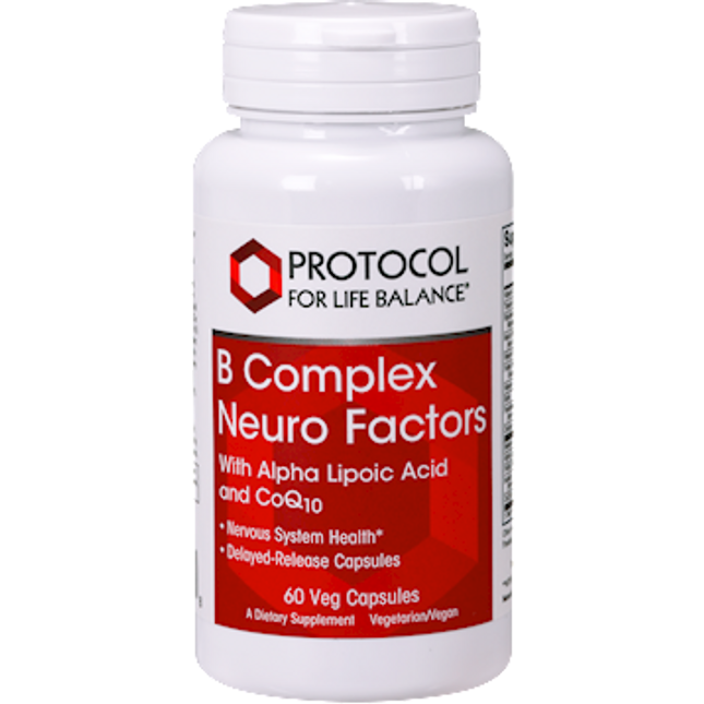 Protocol for Life Balance B Complex Neuro Factors 60 vegcaps