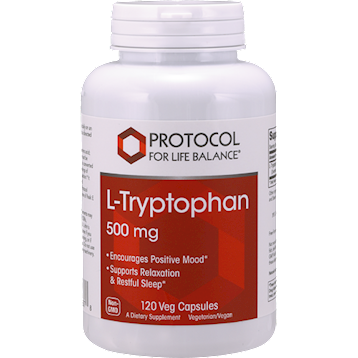 Protocol for Life Balance L-Tryptophan 500 mg 120 vcaps