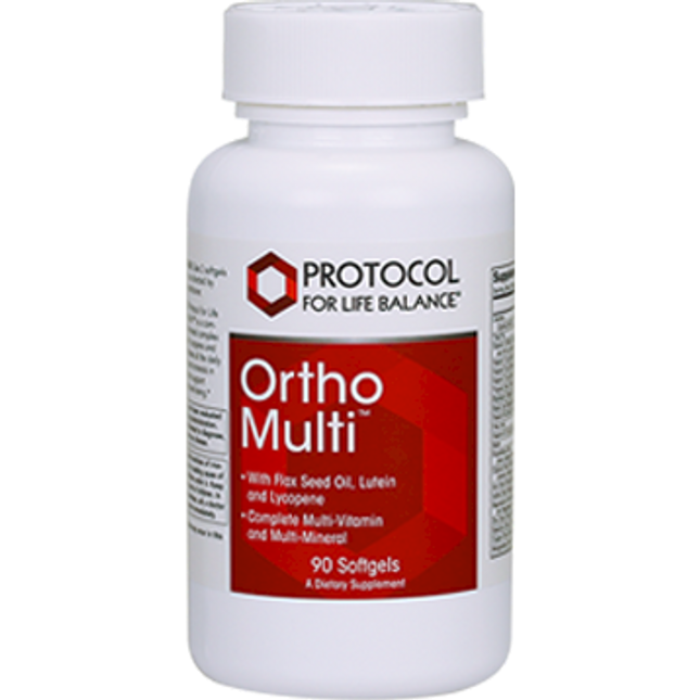Protocol for Life Balance Ortho Multi w/Flax Oil 400 mg 90 gels