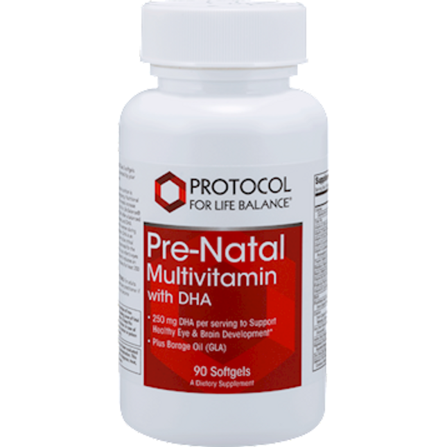 Protocol for Life Balance Pre-Natal Multivitamin with DHA 90 Gels
