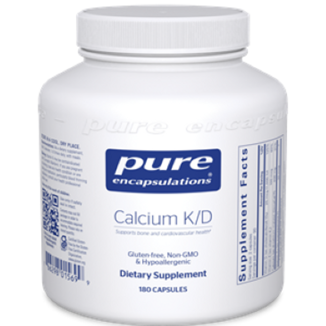 Pure Encapsulations Calcium K/D 180 caps