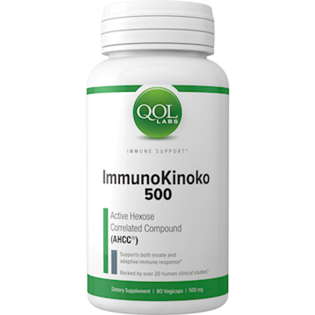 Quality of Life Labs ImmunoKinoko AHCC 500 mg 90 vcaps