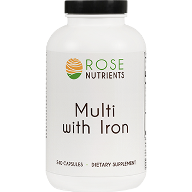 Rose Nutrients Multi with Iron - 240 ct