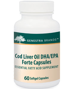 Seroyal/Genestra Cod Liver Oil DHA/EPA Forte 60 softgels