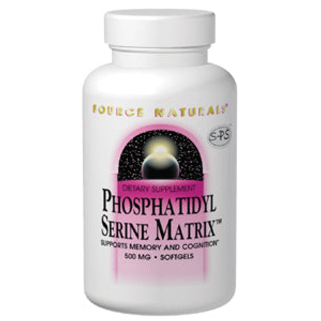 Source Naturals PhosphatidylSerine Matrix 500mg 60 gels
