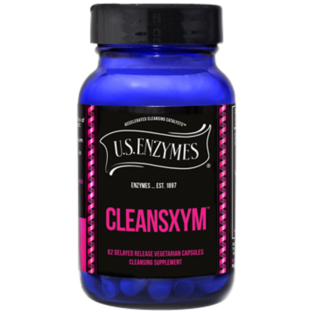 US Enzymes Cleansxym 62 vegcaps
