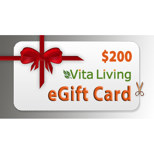 Vitaliving $200 Gift Card