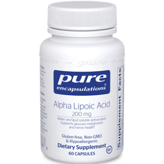 Pure Encapsulations Alpha Lipoic Acid 200 mg 60 vcaps