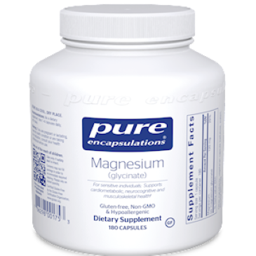 Pure Encapsulations Magnesium (glycinate) 120 mg 180 vcaps
