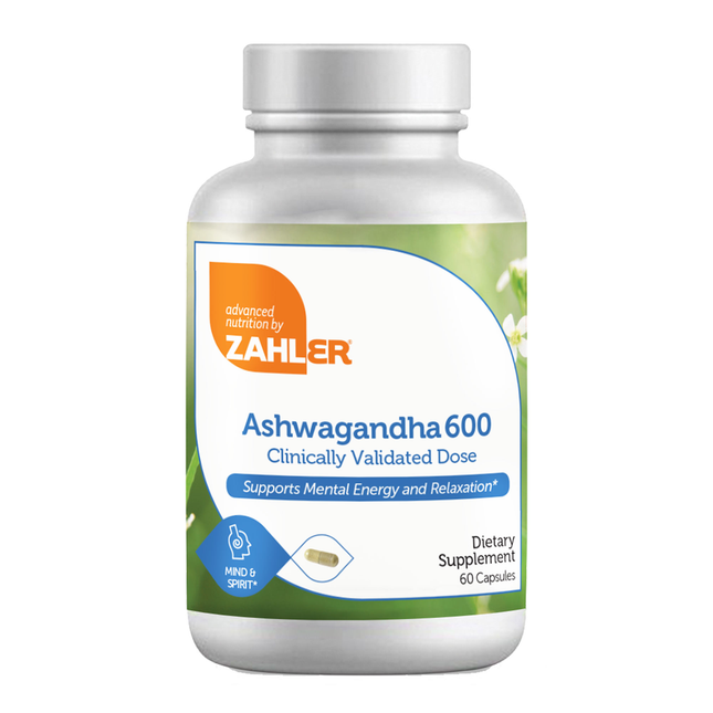 Advanced Nutrition by Zahler Ashwagandha 60 caps